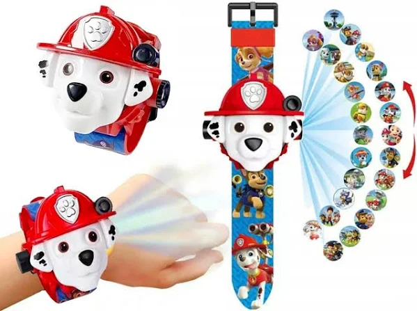 Psi Patrol Marshall Zegarek 3D Z Projektorem