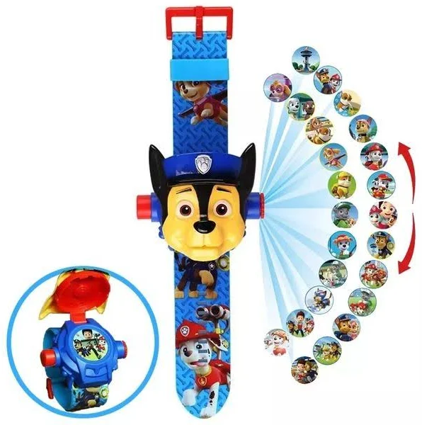 zegarek Psi Patrol paw led 3D projektor dla dzieci