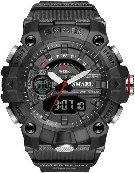 Zegarek Męski Smael Militarny Sportowy Wodoodporny