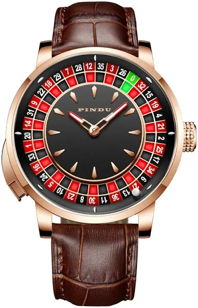 Nowa rosyjska ruletka zegarki mechaniczne Pro męski zegarek PINDU NH35A ruch szafirowe szkło