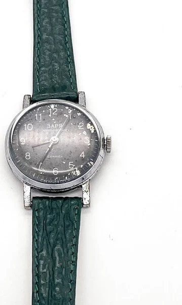 Rosyjski Zegarek Na Rękę 3apr 15 Kahen Cccp Ze Skórzanym Paskiem