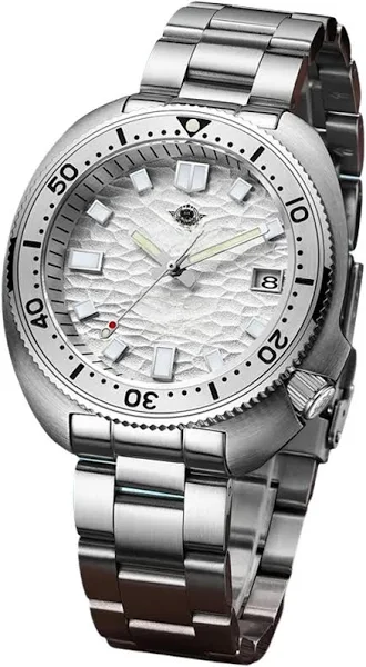 ADDIESDIVE automatyczny zegarek mechaniczny męski srebrny Premium biznesowy wodoodporny zegarek