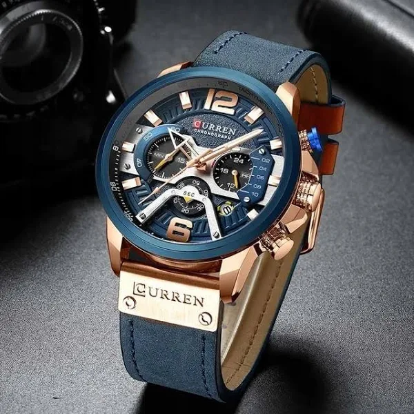 Curren Couple Watches Pair Men And Women Chronograph Male Wristwatches