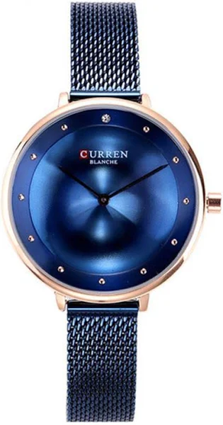 CURREN nowy Top damski zegarek Fashion Quartz Steel Belt Watch Network z prostym modnym zegarkiem na co dzień