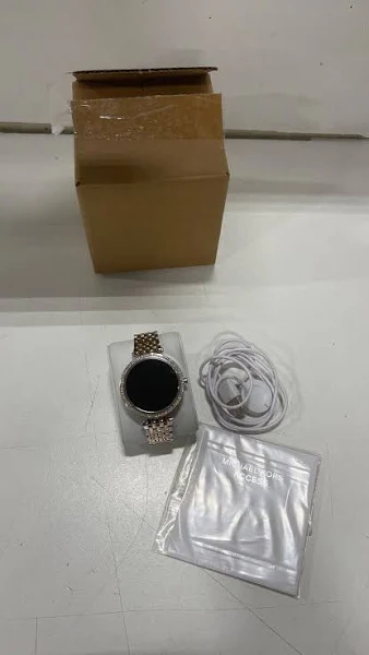 MK Gen 5E Darci Pavé Two-Tone Smartwatch - Two Tone - Michael Kors