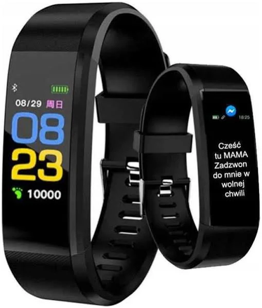 Smartband Plus Pulsometr Opaska Fit Smartwatch