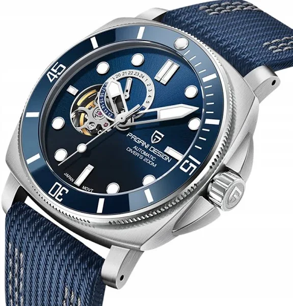 Zegarek Pagani Design PD-1736 Blue Automatic NH36 20ATM Sapphire GW24 Box