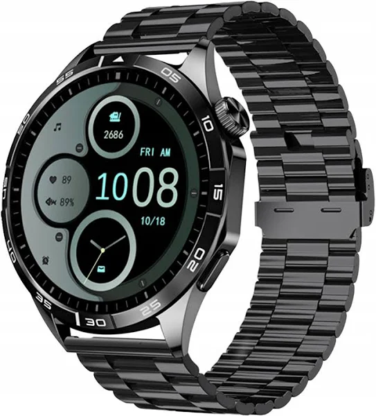 Smartwatch Męski Menu Pl Amoled Smart Watch Rozmowy Polskie Sport Puls