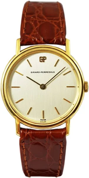 Zegarek męski złoty 18kt GIRARD-PERREGAUX mechaniczny odrestaurowany