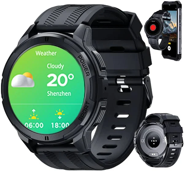Smartwatch Męski Smartłocz Inteligentny Zegarek Bluetooth 5.2 Wodoodporny