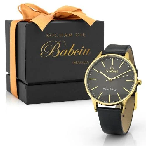 Zegarek damski g. rossi pudełko grawer dla babci