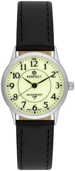 Zegarek Perfect LX050-04 damski klasyczny świecąca tarcza