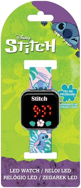 Euroswan Zegarek LED z kalendarzem Stitch LAS4091 Kids
