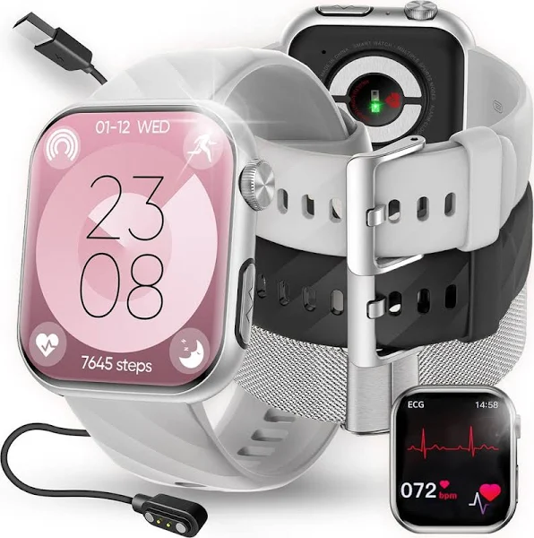 Smartwatch Dla Seniora Kardiowatch Glikemia Ekg Ciśnienie Bmi Hrv Menu Pl