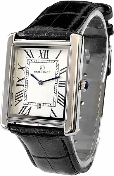 UTHAI męski zegarek biznesowy lekki luksusowa marka kwadratowy klasyczny kalendarz wodoodporny pasek