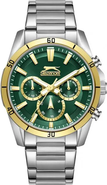 Zegarek męski SLAZENGER SL.09.2332.2.04 zielony fashion