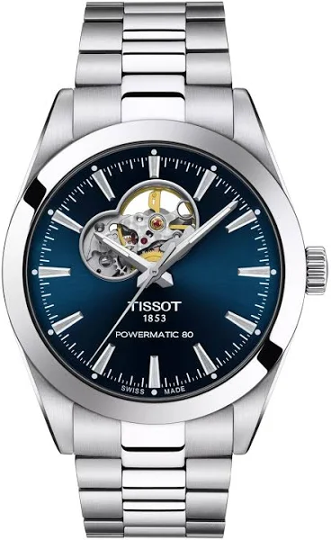 Zegarek Tissot Gentleman Powermatic 80 Open Heart T127.407.11.041.01
