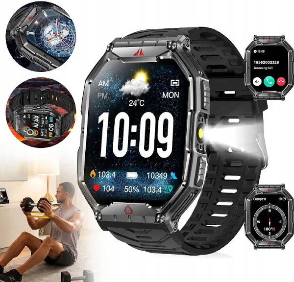 Inteligentny Zegarek Smartwatch Męski