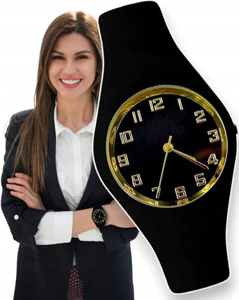 Zegarek Damski Silikonowy Pasek Kurren Kwarcowy