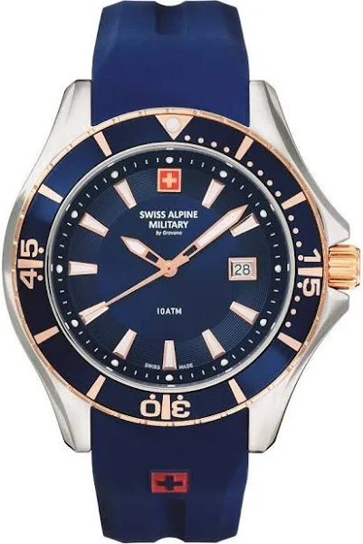 Swiss Alpine Military 7040.1855 Herrenuhr 44mm 10ATM