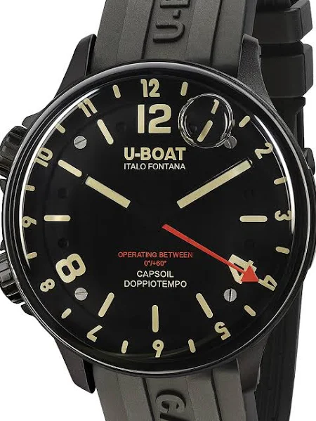 U-Boat 8770/A Capsoil Doppiotempo 45mm DLC