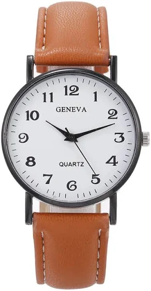 Zegarek z okrągłą tarczą