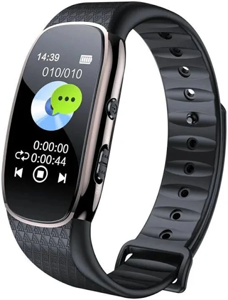 Dyktafon cyfrowy zegarek inteligentny jeden klucz nagrywanie 8GB 16GB rejestrator bransoletka