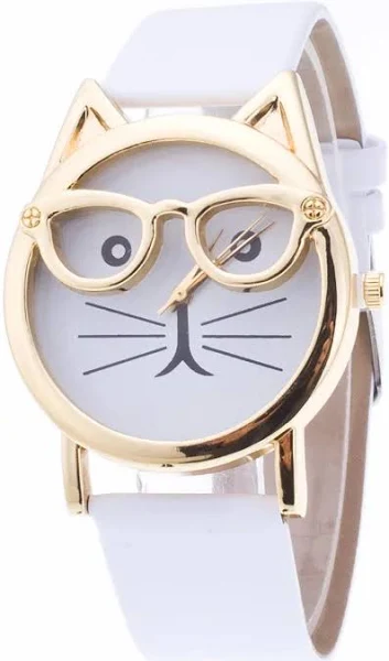 Zegarek z kotem różne kolory