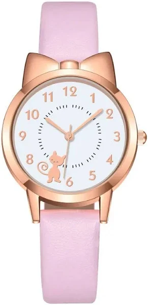 Zegarek dla dzieci dla dzieci uroczy kreskówkowy kot wielokolorowe zegarki kwarcowe zegary dla