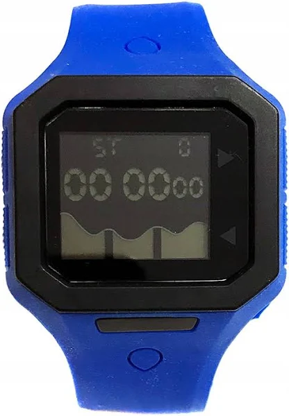 Zegarek męski Shhors elektroniczny niebieski stoper data alarm 12/24