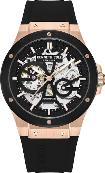 Zegarek męski KENNETH COLE KCWGR0033503 czarny sportowy skeleton