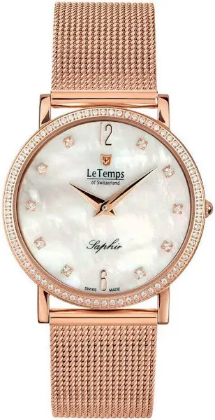 Zegarek damski Le Temps Zafira Slim Swarovski LT1086.55BD02