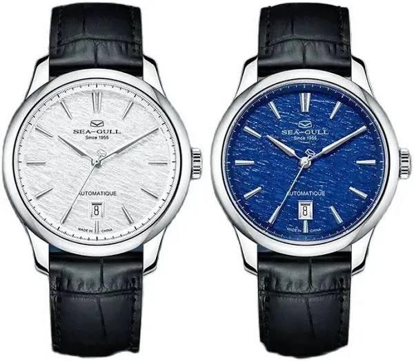 Seagull Ultra cienki męski zegarek minimalistyczny automatyczny zegarek mechaniczny Top Sapphire