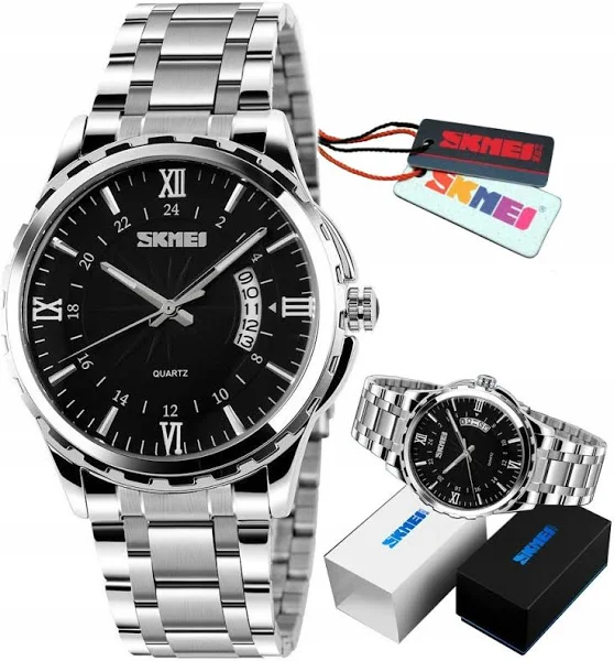 ELEGANCKI ZEGAREK MĘSKI SKMEI BIZNESOWY na BRANSOLECIE 6 KOLORÓW