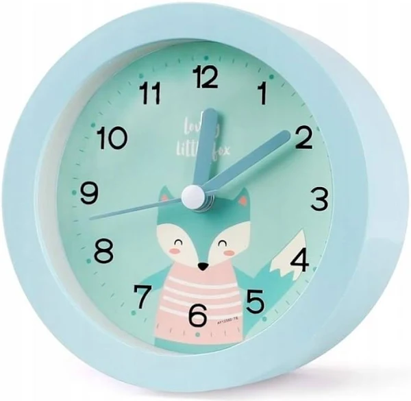 Zegar Budzik Analogowy Ze Światłem Dla Dzieci