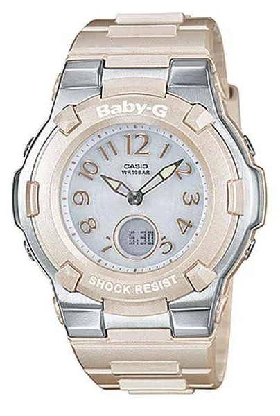 CASIO Women's Baby-G Round Watch Digital Analog