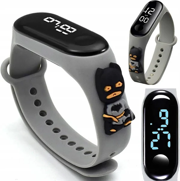 Zegarek Dla Dzieci Led Smartwatch Opaska Batman