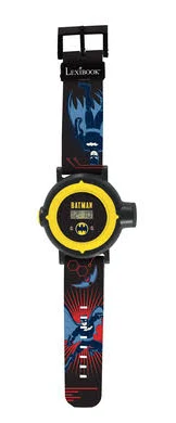 Lexibook Zegarek z projektorem Batman z 20 obrazami do wyświetlenia DMW050BAT