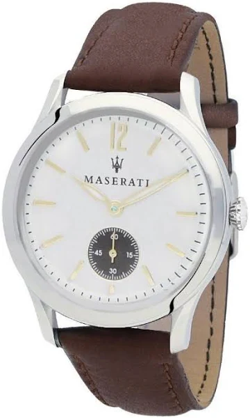 Maserati Tradizione Biała Tarcza Kwarcowy R8851125001 Męski Zegarek