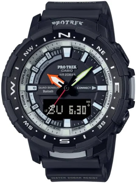 Zegarek Casio PRT-B70BE-1 Pro Trek Night Fishing Edition