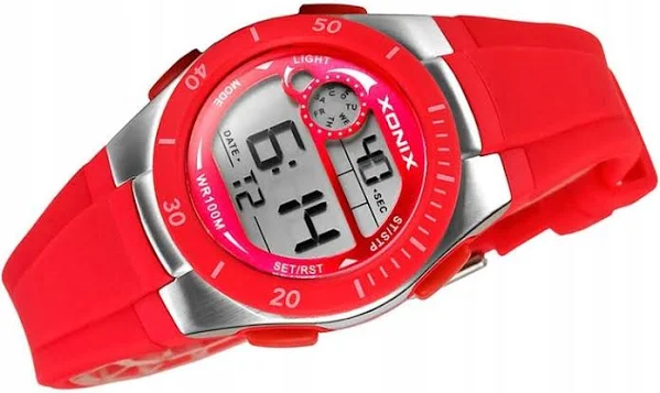 Nieduży Zegarek Sportowy XONIX WR100M + Wiele Funkcji