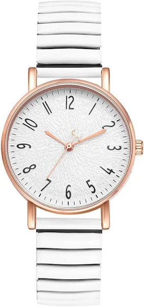 Avaner damski zegarek ze stretchu elastyczny zegarek na rękę czytelny zegarek damski z dużymi cyframi