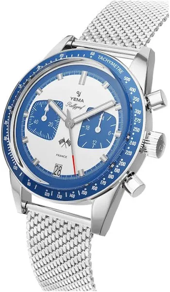 Zegarek Męski YEMA Rallygraf Quartz Reverse Panda YMHF1580-AA