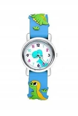 Zegarek Dziecięcy Analogowy Chłopięcy Z Dinozaurem 992