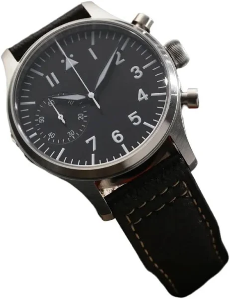 Wodoodporny zegarek kwarcowy Escapement Time pilot ruchu