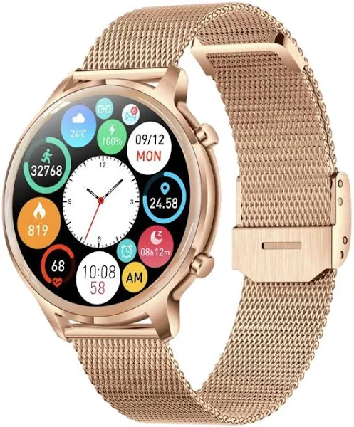 Smartwatch damski Manta Kelly złoty