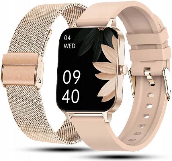 JG Smart Smartwatch Zegarek Damski Polskie Menu Rozmowy Powiadomienia Dla Kobiety Pl