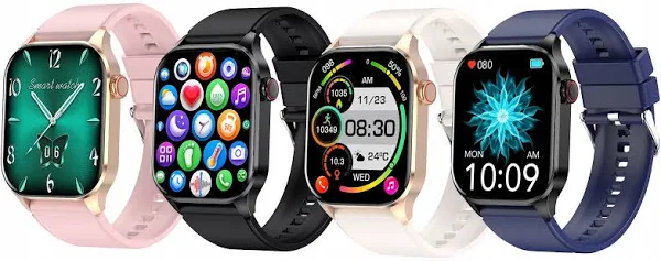 Lazird Zegarek Damski Smartwatch 380MAH Rozmowy Amoled