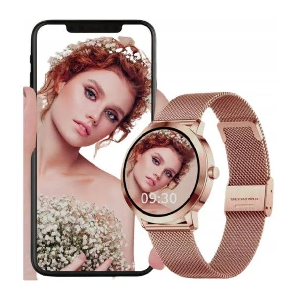 Zegarek SmartWatch Damski Menu Pl Wodoodporny