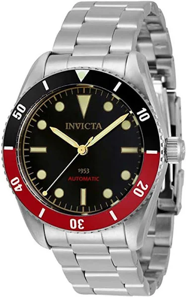 Invicta Watches Akcesoria Mężczyzna Szary ONE Size Vintage Pro Diver 34334 Men's Automatic Watch